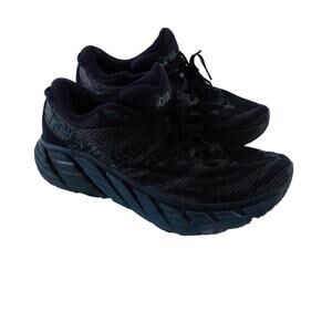 Hoka One One W Gaviota 4 Black Running Shoes Womens Size 12B